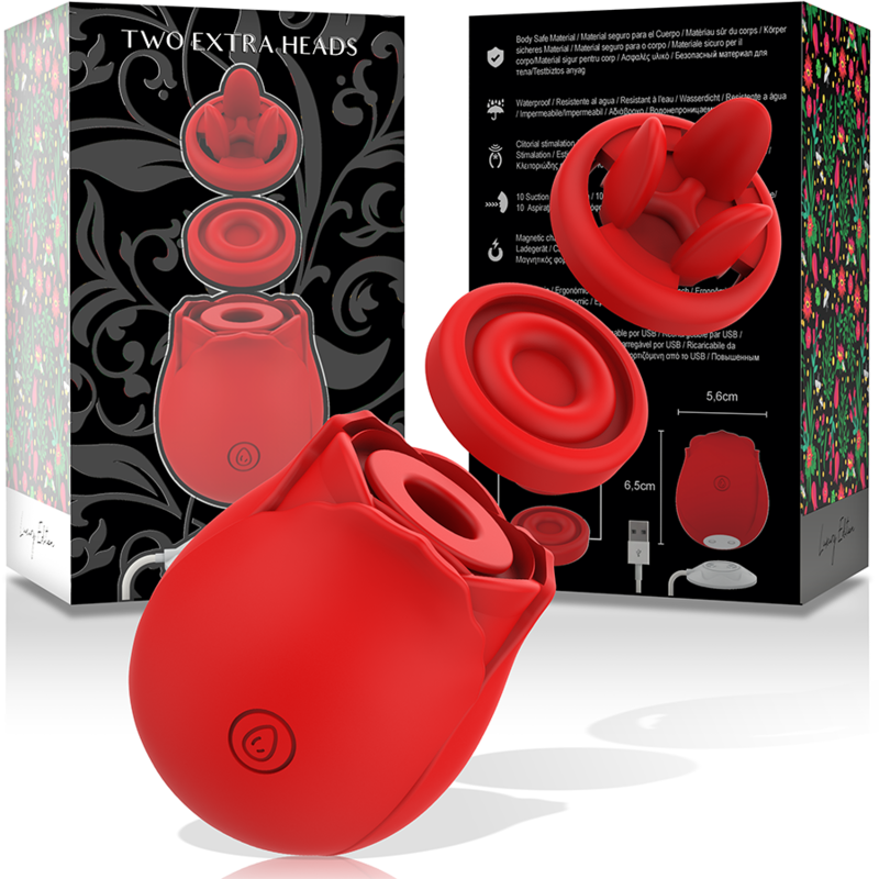 MIA - STIMOLATORE DEL CLITORIDE A DUE TESTE EDIZIONE DI LUSSO - MIA | Lingerie Harness Boutique