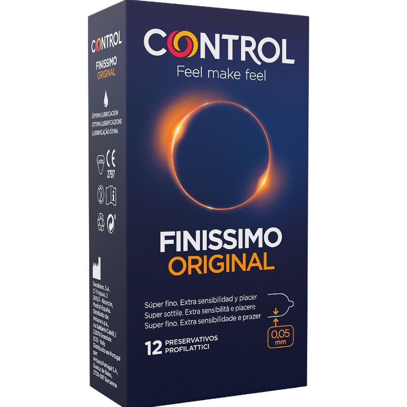 CONTROL - FINISSIMO CONDOMS 12 UNITS - CONTROL CONDOMS | Lingerie Harness Boutique