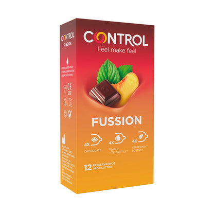 CONTROL - FUSSION CONDOMS 12 UNITS - CONTROL CONDOMS | Lingerie Harness Boutique