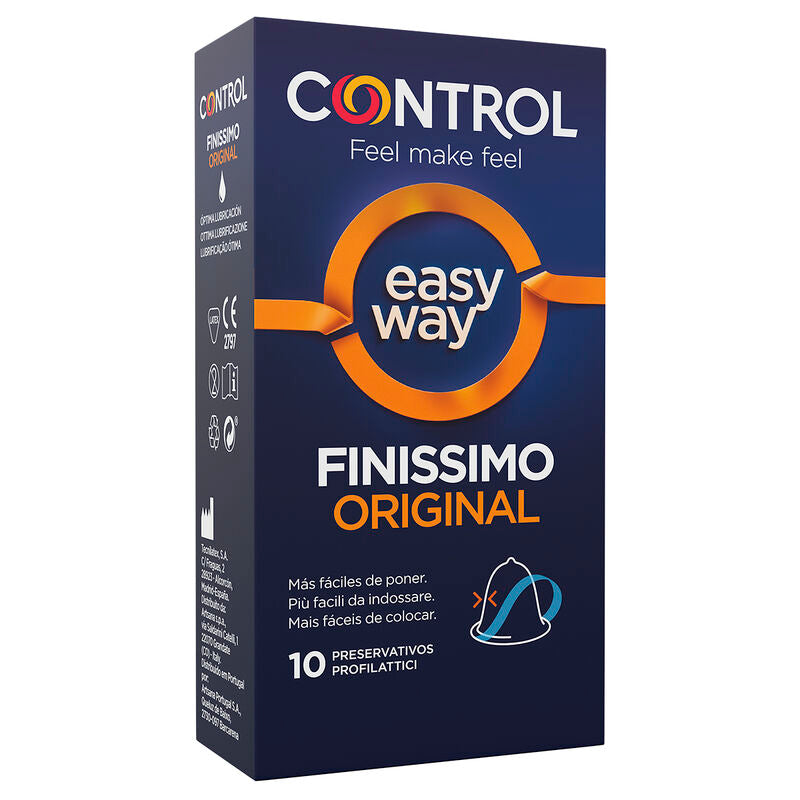 CONTROL - ADAPTA EASY WAY FINISSIMO 10 UNITÀ - CONTROL CONDOMS | Lingerie Harness Boutique