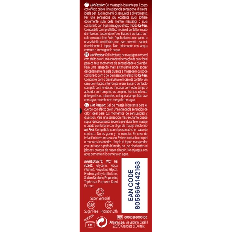 CONTROL - HOT PASSION GEL 3 IN 1 200 ML - CONTROL LUBES | Lingerie Harness Boutique
