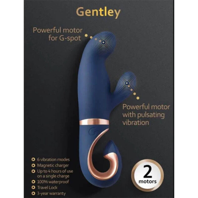 G-VIBE - DELICATAMENTE G-SPOT VIBE BLU CARAIBI - G-VIBE | Lingerie Harness Boutique
