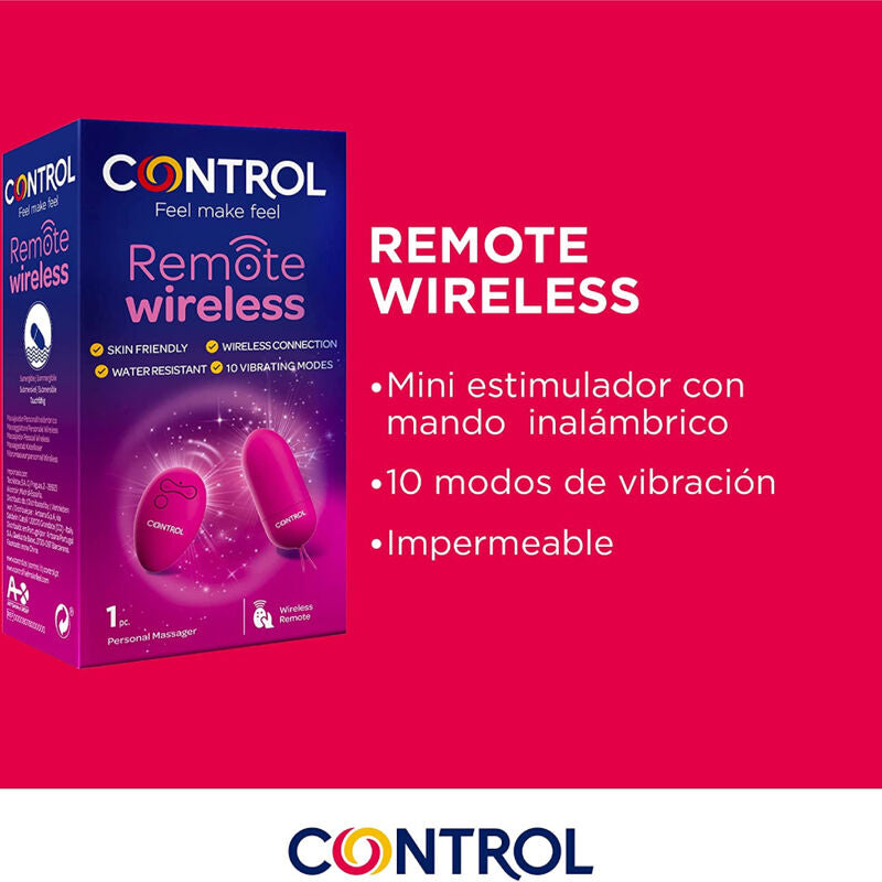 CONTROL - TELECOMANDO SENZA FILI DEL MASSAGGIATORE PERSONALE - CONTROL TOYS | Lingerie Harness Boutique