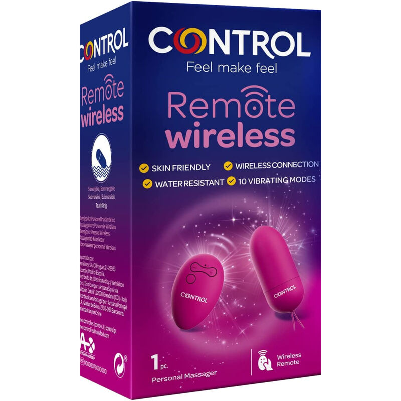 CONTROL - TELECOMANDO SENZA FILI DEL MASSAGGIATORE PERSONALE - CONTROL TOYS | Lingerie Harness Boutique