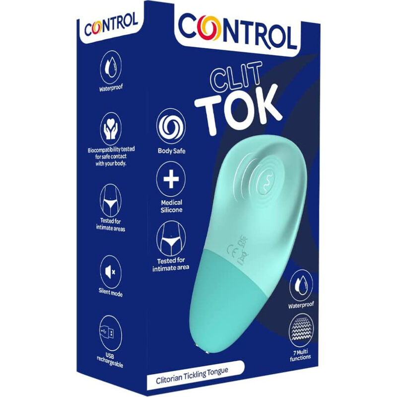 CONTROL - RECHARGEABLE CLITORAL STIMULATOR TONGUE CLIT TOK