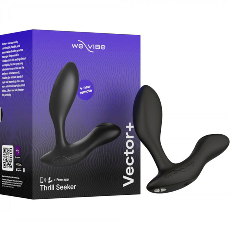 WE-VIBE - VECTOR+ BLACK PROSTATIC MASSAGER