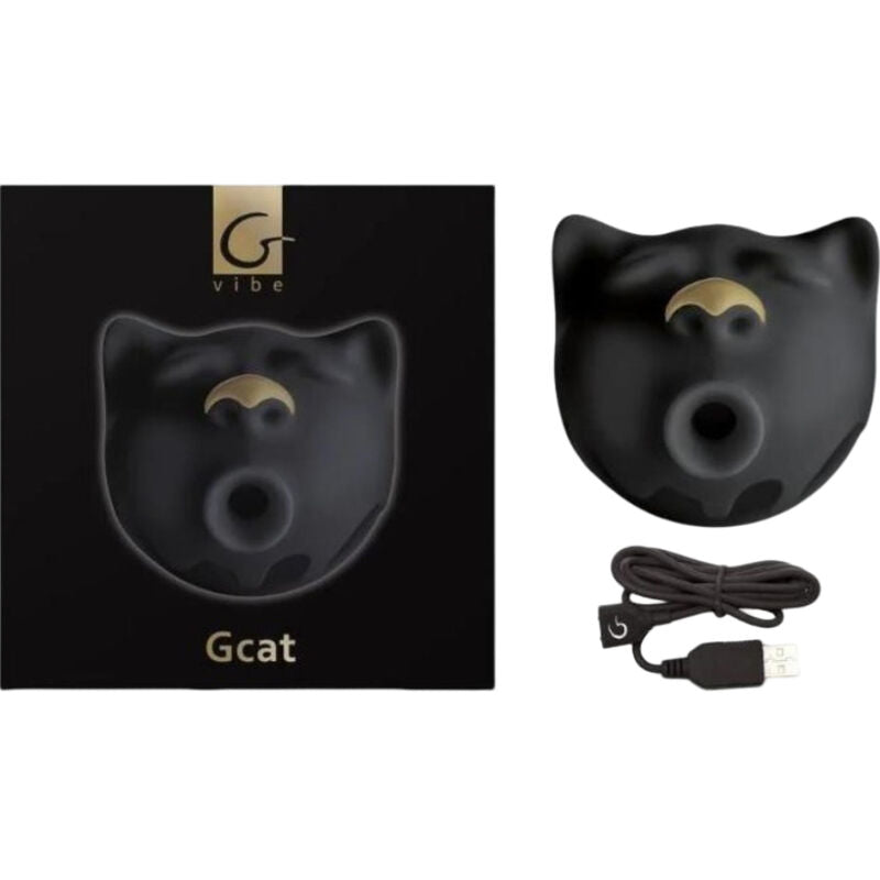 G-VIBE - GCAT MYSTIC NERO VENTOSA CLITORIDE - G-VIBE | Lingerie Harness Boutique