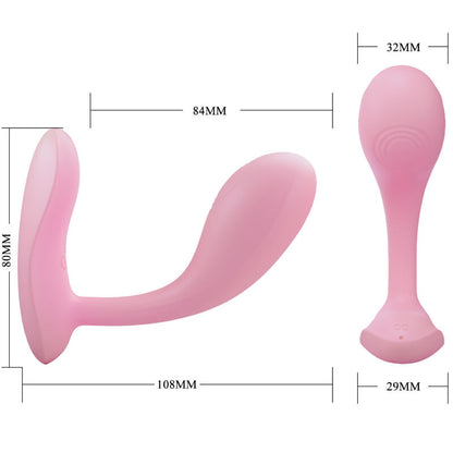 PRETTY LOVE - BAIRD G-SPOT 12 VIBRATIONS RECHARGEABLE APP PINK