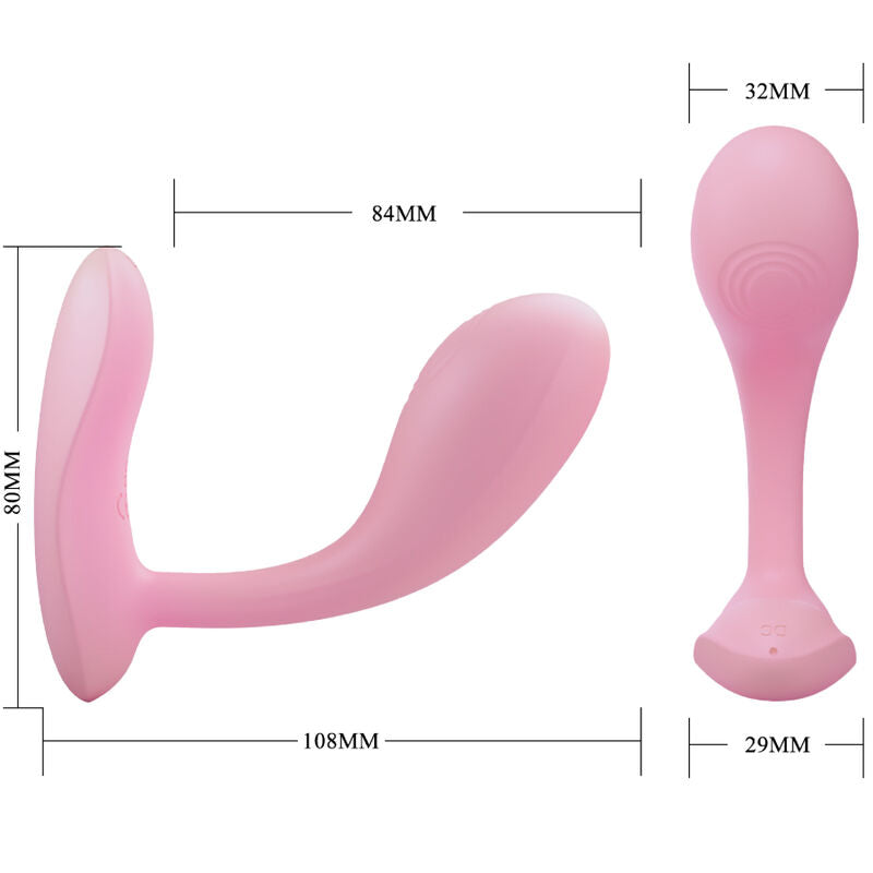 PRETTY LOVE - BAIRD G-SPOT 12 VIBRAZIONI RICARICABILE APP ROSA - PRETTY LOVE FLIRTATION | Lingerie Harness Boutique