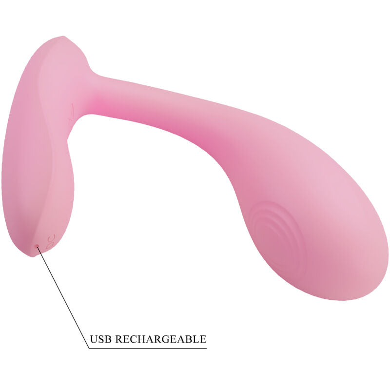 PRETTY LOVE - BAIRD G-SPOT 12 VIBRATIONS RECHARGEABLE APP PINK