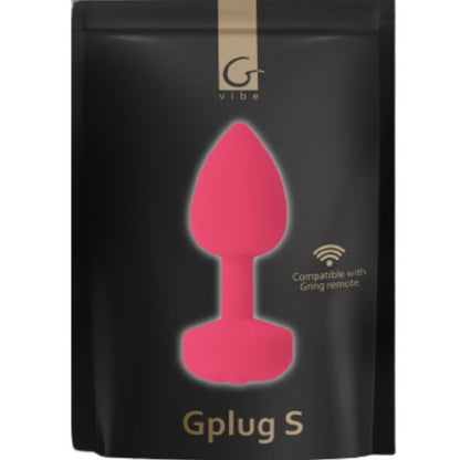 G-VIBE - FUNTOYS GPLUG RECHARGEABLE ANAL VIBRATOR LARGE NEON PINK 3.9CM