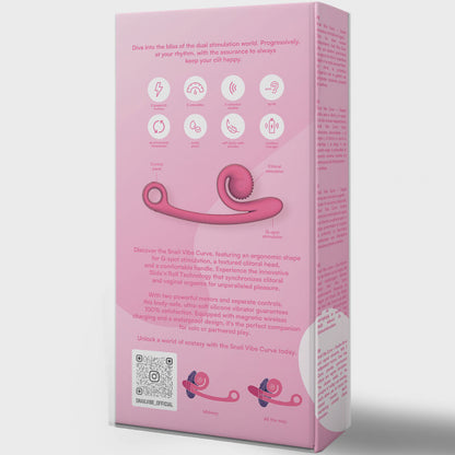 SNAIL VIBE - PINK CURVED VIBRATOR