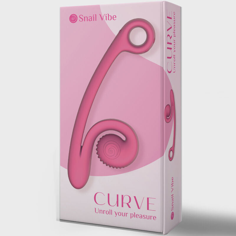 SNAIL VIBE - PINK CURVED VIBRATOR