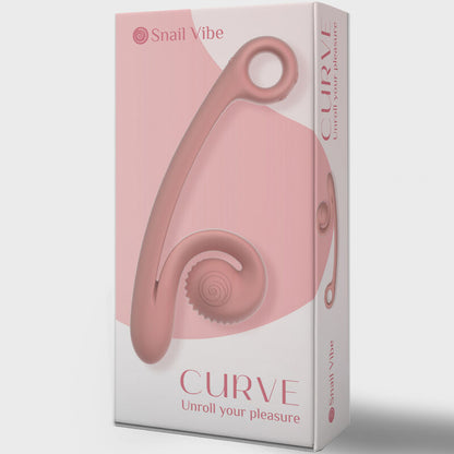 SNAIL VIBE - PINK CURVED VIBRATOR