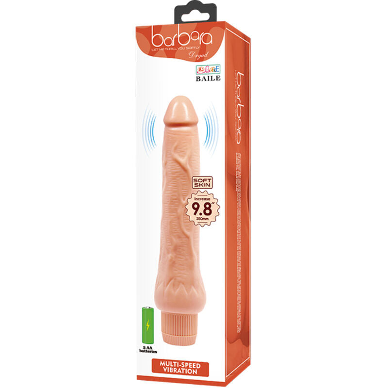 BAILE - VIBRATORE REALISTICO BARBARA 25 CM - BAILE VIBRATORS | Lingerie Harness Boutique