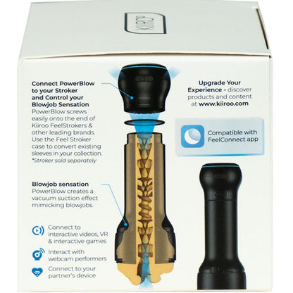 KIIROO - DISPOSITIVO DI ASPIRAZIONE INTERATTIVO POWERBLOW - KIIROO | Lingerie Harness Boutique