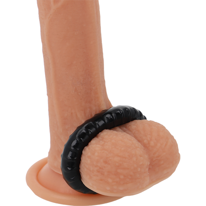 POWERING - SUPER FLEXIBLE AND RESISTANT COCK RING 4.5 CM PR07 BLACK