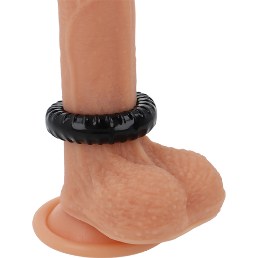 POWERING - SUPER FLEXIBLE AND RESISTANT COCK RING 4.5 CM PR07 BLACK