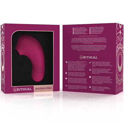 RITHUAL - STIMOLATORE PER CLITORIDE TASCABILE SHUSHU PRO 2 POTENTI MOTORI PER ORCHIDEE - RITHUAL | Lingerie Harness Boutique