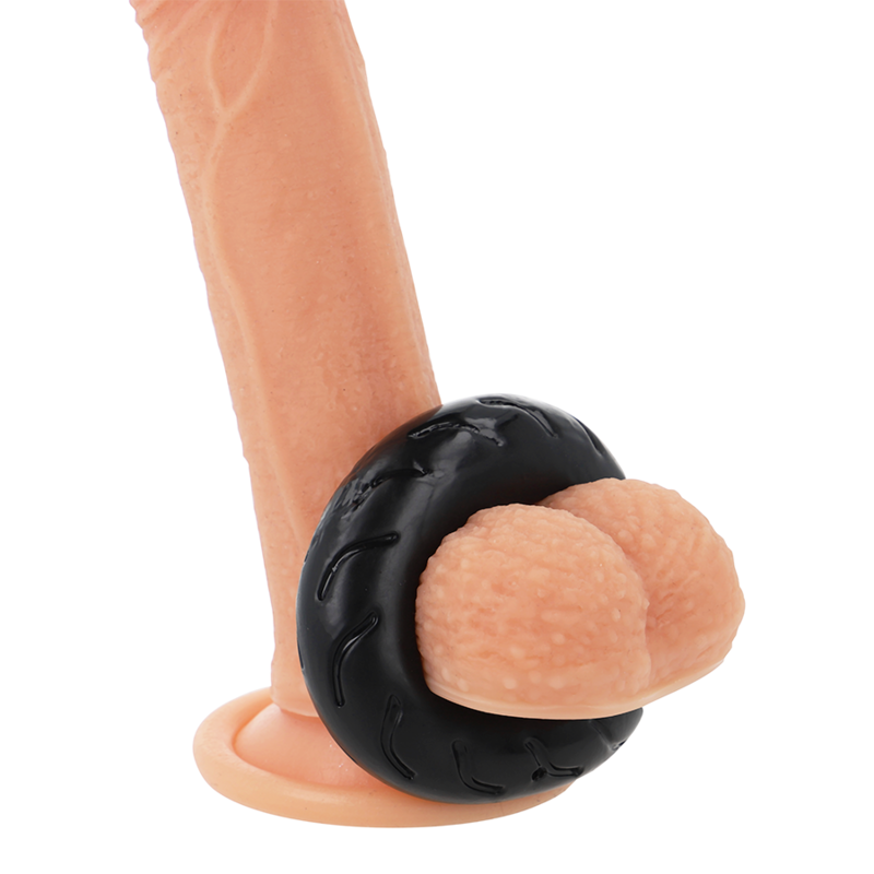 POWERING - SUPER FLEXIBLE AND RESISTANT COCK RING 5CM PR08 BLACK