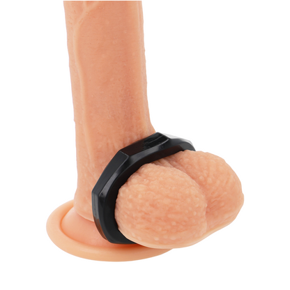 POWERING - SUPER FLEXIBLE AND RESISTANT COCK RING 5CM PR10 BLACK