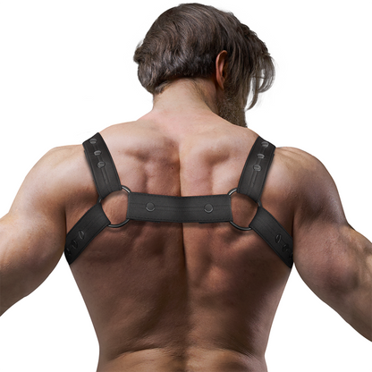 FETISH SUBMISSIVE ATTITUDE - MEN'S ADJUSTABLE NEOPRENE SPORTS HARNESS