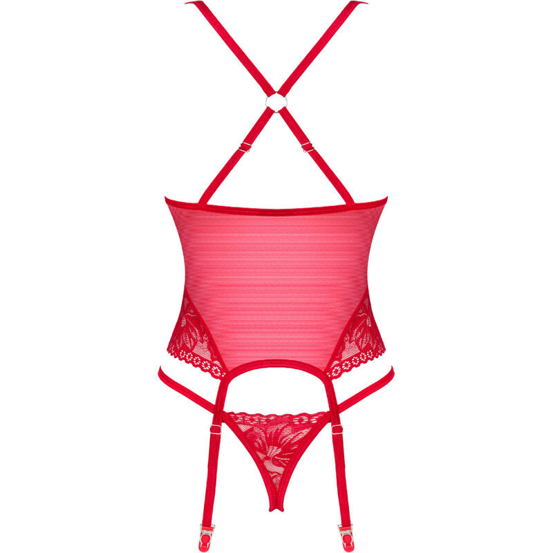 OBSESSIVE - CORSETTO LACELOVE ROSSO XS/S