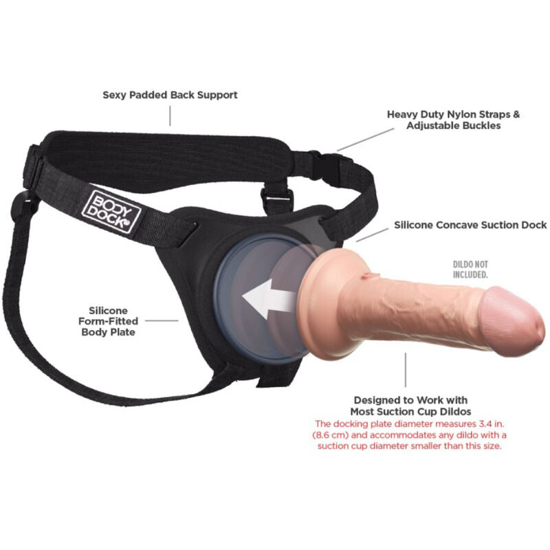 PIPEDREAMS - IMBRACATURA BODY DOCK ELITE - PIPEDREAMS | Lingerie Harness Boutique
