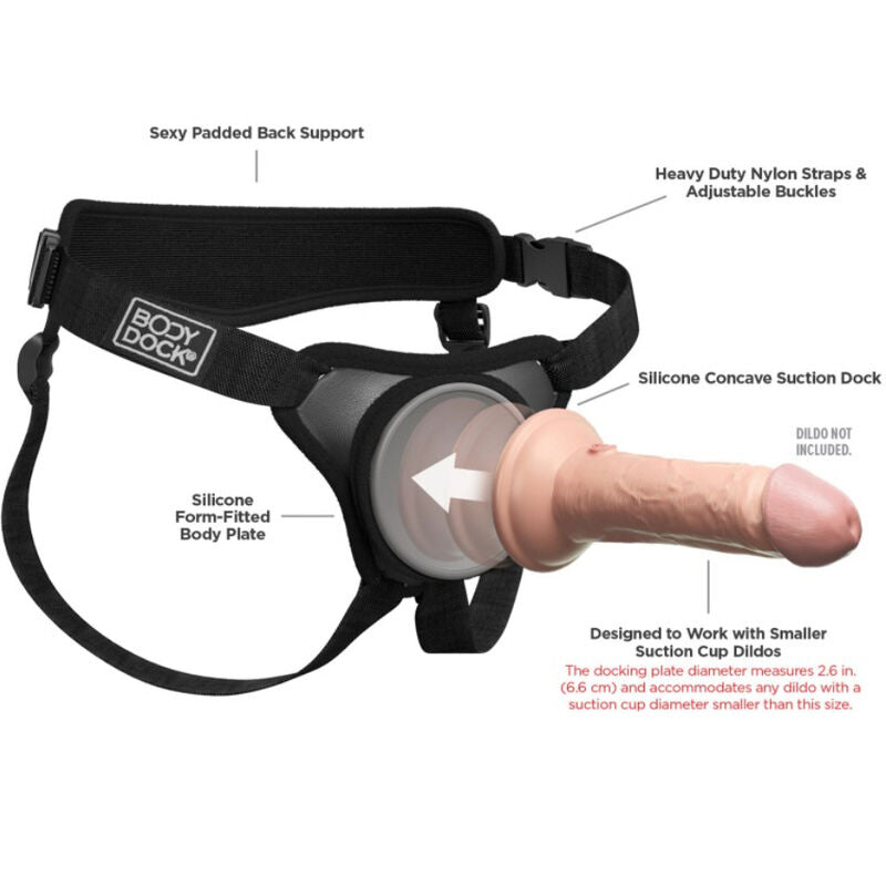 PIPEDREAMS - MINI IMBRACATURA BODY DOCK ELITE - PIPEDREAMS | Lingerie Harness Boutique