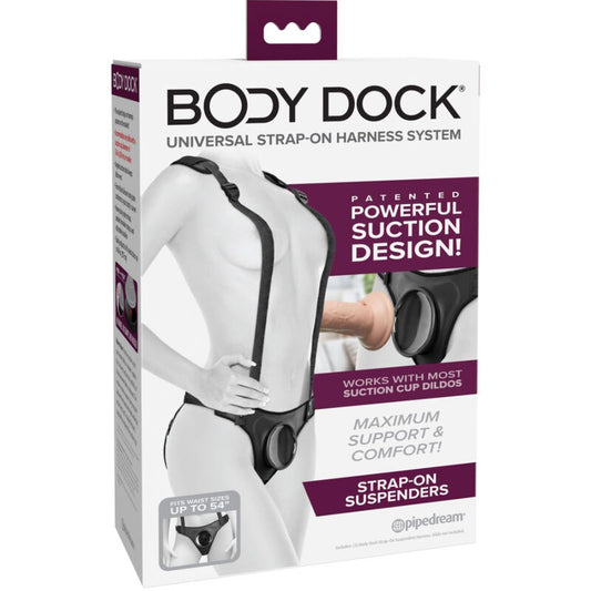 PIPEDREAMS - BODY DOCK BRETELLE STRAP-ON - PIPEDREAMS | Lingerie Harness Boutique