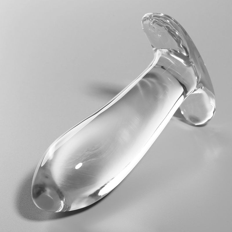 NEBULA SERIES BY IBIZA - MODELLO 5 PLUG ANALE VETRO BOROSILICATO TRASPARENTE 12.5 CM -O- 3.5 CM - NEBULA SERIES BY IBIZA | Lingerie Harness Boutique