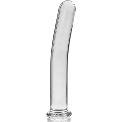 NEBULA SERIES BY IBIZA - MODELLO 9 DILDO IN VETRO BOROSILICATO TRASPARENTE 15.5 CM -O- 2.5 CM - NEBULA SERIES BY IBIZA | Lingerie Harness Boutique