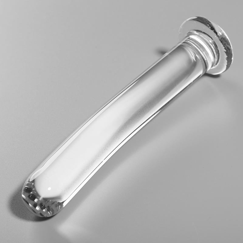NEBULA SERIES BY IBIZA - MODELLO 9 DILDO IN VETRO BOROSILICATO TRASPARENTE 15.5 CM -O- 2.5 CM - NEBULA SERIES BY IBIZA | Lingerie Harness Boutique