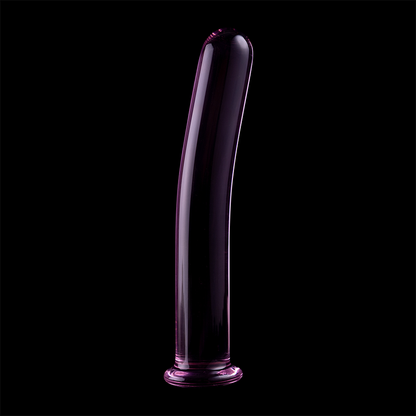 NEBULA SERIES BY IBIZA - MODELLO 9 DILDO IN VETRO BOROSILICATO TRASPARENTE 15.5 CM -O- 2.5 CM - NEBULA SERIES BY IBIZA | Lingerie Harness Boutique