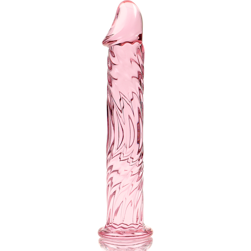 NEBULA SERIES BY IBIZA - MODELLO 12 DILDO IN VETRO BOROSILICATO TRASPARENTE 17 CM -O- 3.5 CM - NEBULA SERIES BY IBIZA | Lingerie Harness Boutique