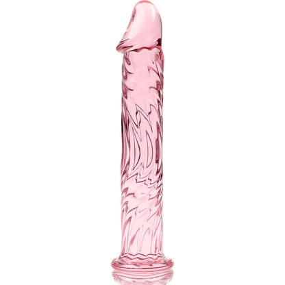 NEBULA SERIES BY IBIZA - MODELLO 12 DILDO IN VETRO BOROSILICATO TRASPARENTE 17 CM -O- 3.5 CM - NEBULA SERIES BY IBIZA | Lingerie Harness Boutique