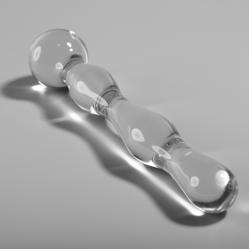NEBULA SERIES BY IBIZA - MODELLO 13 DILDO IN VETRO BOROSILICATO TRASPARENTE 18 CM -O- 3.5 CM - NEBULA SERIES BY IBIZA | Lingerie Harness Boutique