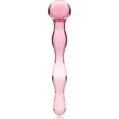 NEBULA SERIES BY IBIZA - MODELLO 13 DILDO IN VETRO BOROSILICATO TRASPARENTE 18 CM -O- 3.5 CM - NEBULA SERIES BY IBIZA | Lingerie Harness Boutique