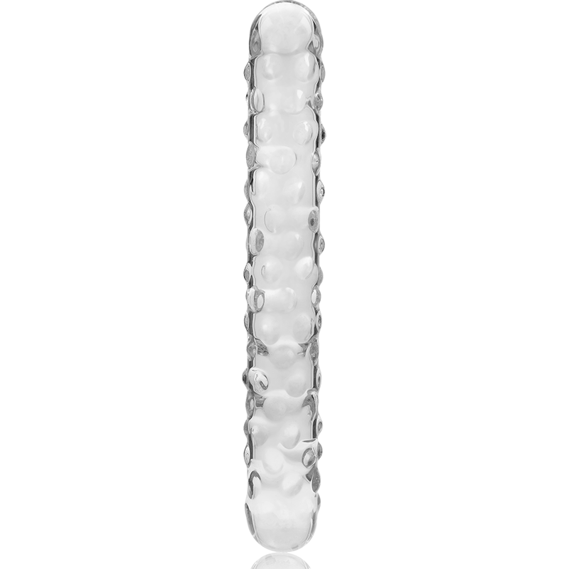 NEBULA SERIES BY IBIZA - MODELLO 15 DILDO IN VETRO BOROSILICATO TRASPARENTE 18.5 CM -O- 3 CM - NEBULA SERIES BY IBIZA | Lingerie Harness Boutique