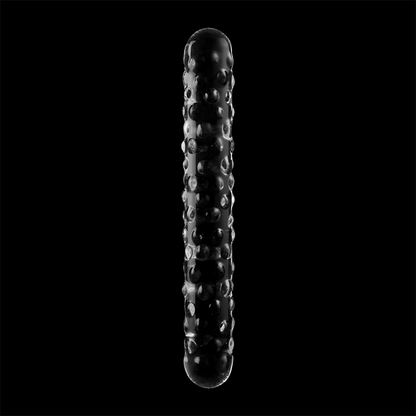 NEBULA SERIES BY IBIZA - MODELLO 15 DILDO IN VETRO BOROSILICATO TRASPARENTE 18.5 CM -O- 3 CM - NEBULA SERIES BY IBIZA | Lingerie Harness Boutique