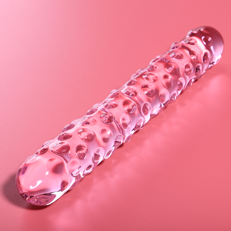 NEBULA SERIES BY IBIZA - MODELLO 15 DILDO IN VETRO BOROSILICATO TRASPARENTE 18.5 CM -O- 3 CM - NEBULA SERIES BY IBIZA | Lingerie Harness Boutique