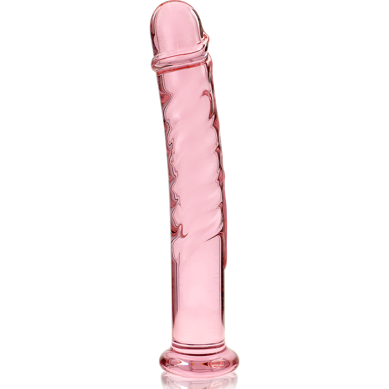 NEBULA SERIES BY IBIZA - MODELLO 16 DILDO IN VETRO BOROSILICATO TRASPARENTE 18.5 CM -O- 3 CM - NEBULA SERIES BY IBIZA | Lingerie Harness Boutique
