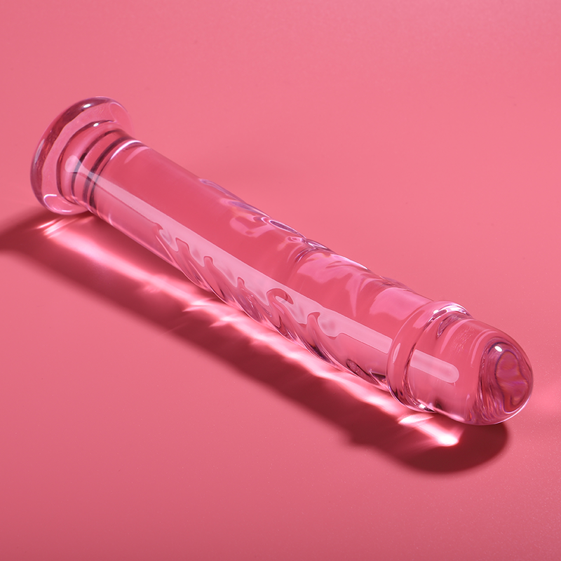 NEBULA SERIES BY IBIZA - MODELLO 16 DILDO IN VETRO BOROSILICATO TRASPARENTE 18.5 CM -O- 3 CM - NEBULA SERIES BY IBIZA | Lingerie Harness Boutique