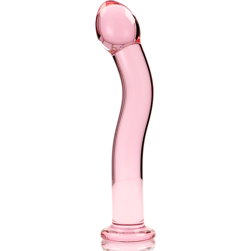 NEBULA SERIES BY IBIZA - MODELLO 18 DILDO IN VETRO BOROSILICATO TRASPARENTE 18.5 CM -O- 3.5 CM - NEBULA SERIES BY IBIZA | Lingerie Harness Boutique