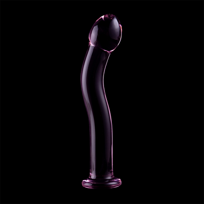 NEBULA SERIES BY IBIZA - MODELLO 18 DILDO IN VETRO BOROSILICATO TRASPARENTE 18.5 CM -O- 3.5 CM - NEBULA SERIES BY IBIZA | Lingerie Harness Boutique