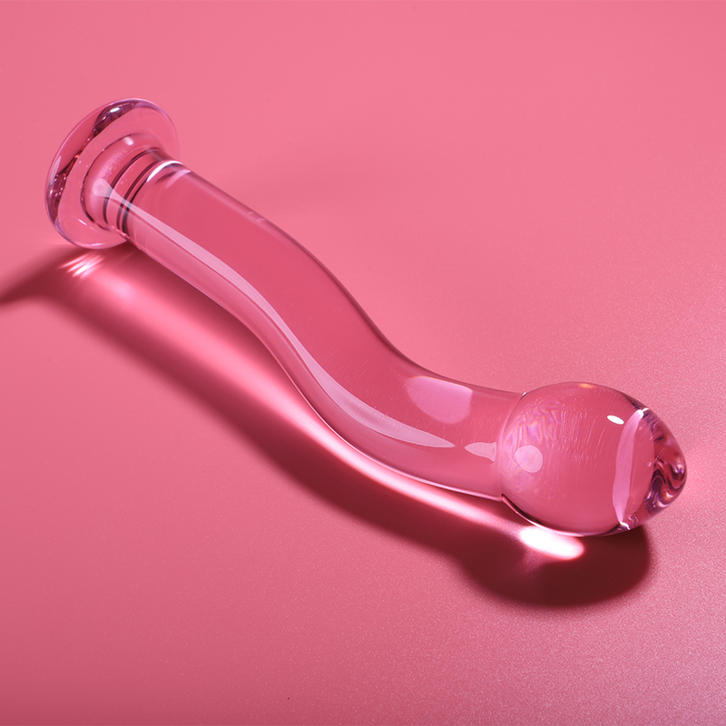 NEBULA SERIES BY IBIZA - MODELLO 18 DILDO IN VETRO BOROSILICATO TRASPARENTE 18.5 CM -O- 3.5 CM - NEBULA SERIES BY IBIZA | Lingerie Harness Boutique
