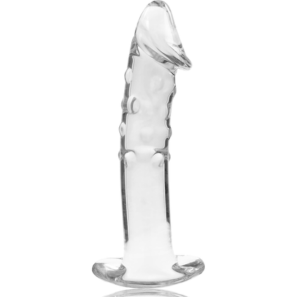 NEBULA SERIES BY IBIZA - MODELLO 19 DILDO IN VETRO BOROSILICATO TRASPARENTE 18.5 CM -O- 4 CM - NEBULA SERIES BY IBIZA | Lingerie Harness Boutique