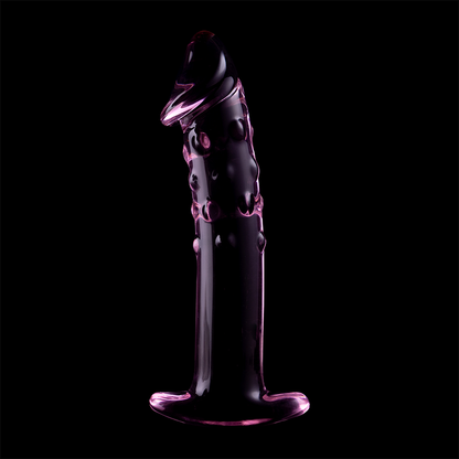 NEBULA SERIES BY IBIZA - MODELLO 19 DILDO IN VETRO BOROSILICATO TRASPARENTE 18.5 CM -O- 4 CM - NEBULA SERIES BY IBIZA | Lingerie Harness Boutique