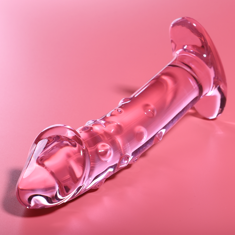 NEBULA SERIES BY IBIZA - MODELLO 19 DILDO IN VETRO BOROSILICATO TRASPARENTE 18.5 CM -O- 4 CM - NEBULA SERIES BY IBIZA | Lingerie Harness Boutique