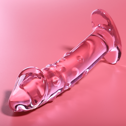 NEBULA SERIES BY IBIZA - MODELLO 19 DILDO IN VETRO BOROSILICATO TRASPARENTE 18.5 CM -O- 4 CM - NEBULA SERIES BY IBIZA | Lingerie Harness Boutique